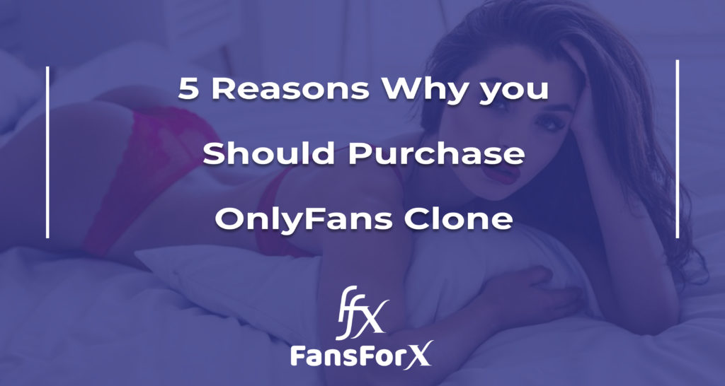 5 Reasons Why you Should Purchase OnlyFans Clone